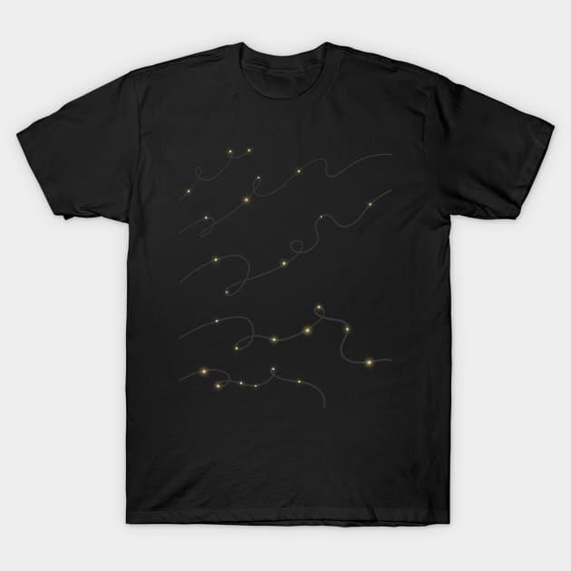 Christmas Lights T-Shirt by xsaxsandra